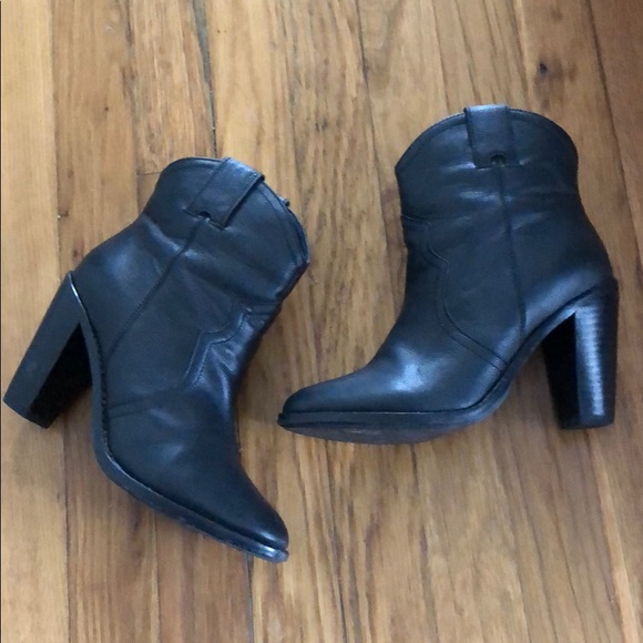 Joie Shoes - Joie Black Western Bootie